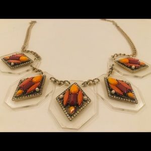 J. Crew geometric statement necklace